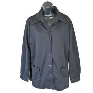 Vintage Women’s Black Casual Polyester Blazer